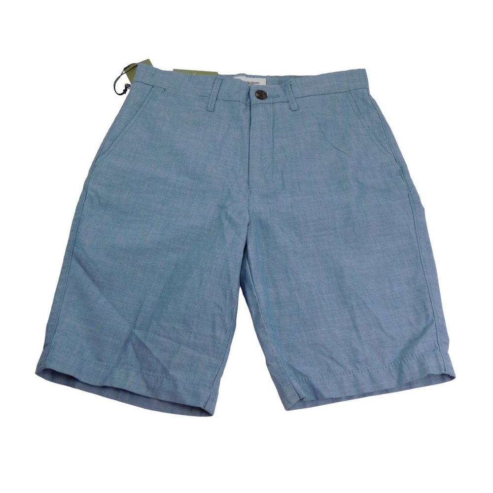 Men's Goodfellow & Co Light Blue Sz. 28 Linden Flat-Front Shorts 9" Inseam